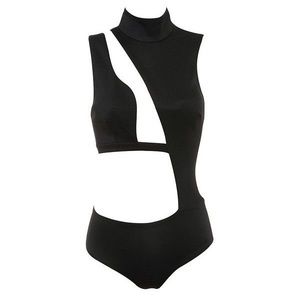 House of CB MALLA asymmetric cut out bodysuit